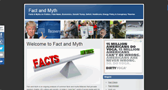 Desktop Screenshot of factandmyth.com