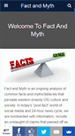 Mobile Screenshot of factandmyth.com